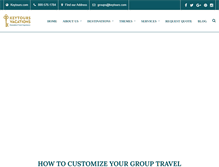 Tablet Screenshot of groups.keytours.com