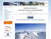 Tablet Screenshot of keytours.ch